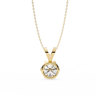 Round Brilliance Pendant by Aupulent Jewellery 100% certified lab grown diamonds
