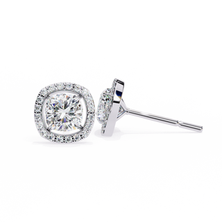 Cushion Halo Lab Grown Diamond Pendant by Aupulent Jewellery 100% certified lab grown diamonds