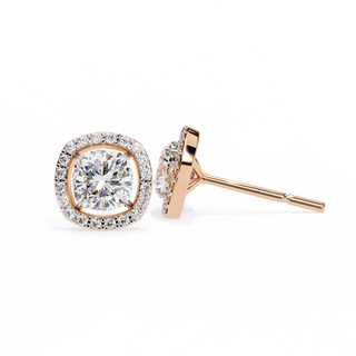 Cushion Halo Lab Grown Diamond Pendant by Aupulent Jewellery 100% certified lab grown diamonds
