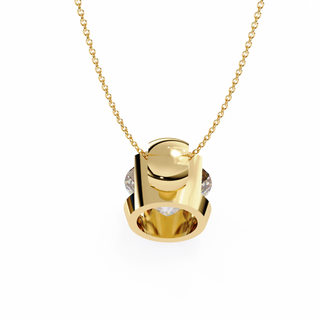 Round Statement Pendant by Aupulent Jewellery 100% certified lab grown diamonds