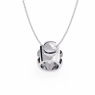 Round Statement Pendant by Aupulent Jewellery 100% certified lab grown diamonds