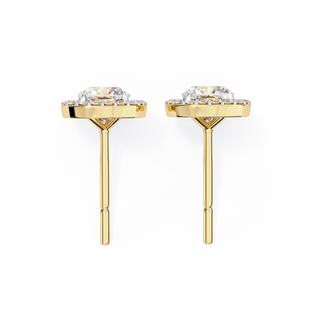 Cushion Halo Lab Grown Diamond Pendant by Aupulent Jewellery 100% certified lab grown diamonds