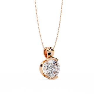 Round Statement Pendant by Aupulent Jewellery 100% certified lab grown diamonds