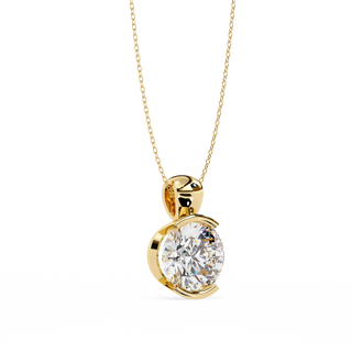 Round Statement Pendant by Aupulent Jewellery 100% certified lab grown diamonds