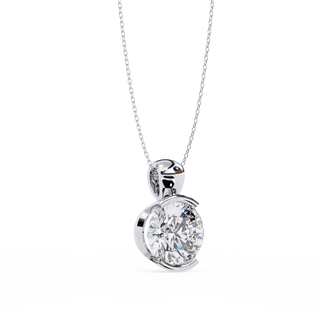 Round Statement Pendant by Aupulent Jewellery 100% certified lab grown diamonds