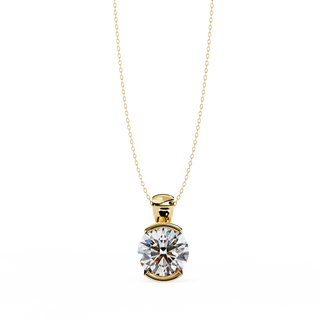 Round Statement Pendant by Aupulent Jewellery 100% certified lab grown diamonds
