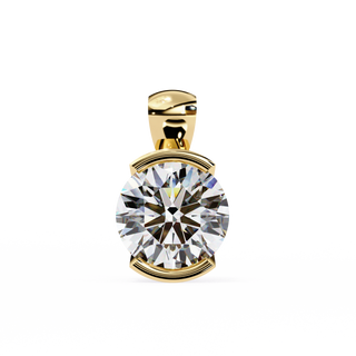 Round Statement Pendant by Aupulent Jewellery 100% certified lab grown diamonds