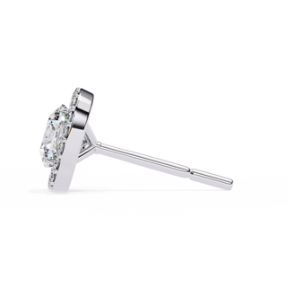 Cushion Halo Lab Grown Diamond Pendant by Aupulent Jewellery 100% certified lab grown diamonds