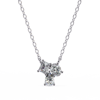 Multi-Stone Pendant by Aupulent Jewellery 100% certified lab grown diamonds