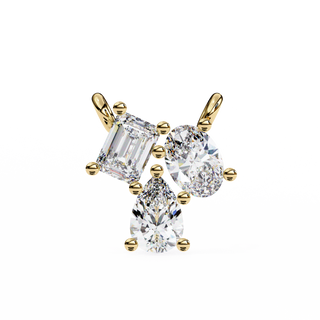 Multi-Stone Pendant by Aupulent Jewellery 100% certified lab grown diamonds