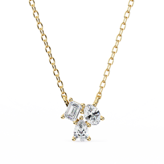 Multi-Stone Pendant by Aupulent Jewellery 100% certified lab grown diamonds