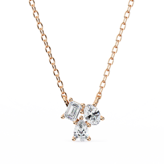 Multi-Stone Pendant by Aupulent Jewellery 100% certified lab grown diamonds