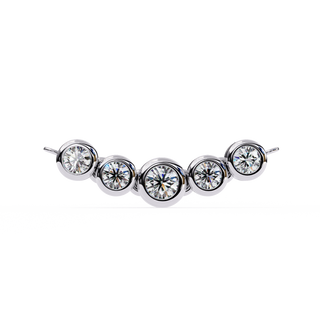 Floral Cluster Pendant by Aupulent Jewellery 100% certified lab grown diamonds
