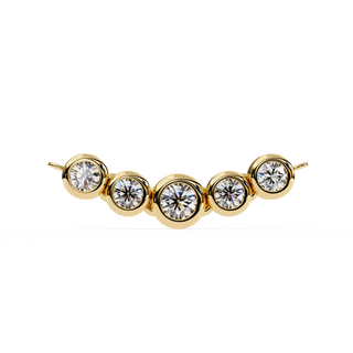 Floral Cluster Pendant by Aupulent Jewellery 100% certified lab grown diamonds