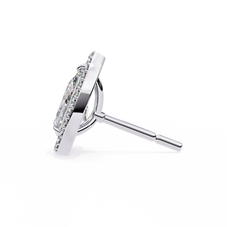 Pear Halo Lab Grown Diamond Pendant by Aupulent Jewellery 100% certified lab grown diamonds