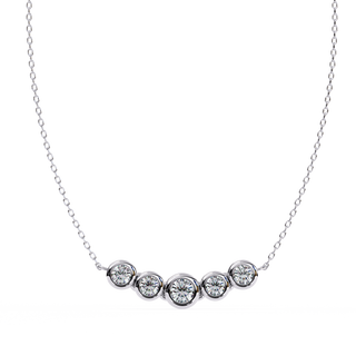 Floral Cluster Pendant by Aupulent Jewellery 100% certified lab grown diamonds