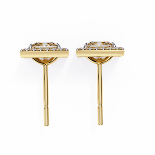Princess Cut Halo Lab Grown Diamond Pendant by Aupulent Jewellery 100% certified lab grown diamonds