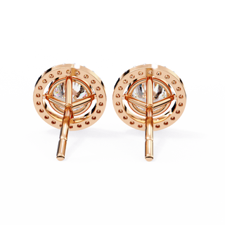 Round Halo Lab Grown Diamond Pendant by Aupulent Jewellery 100% certified lab grown diamonds