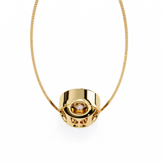 Minimalist Solitaire Pendant by Aupulent Jewellery 100% certified lab grown diamonds