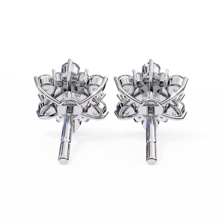 Flower Lab Grown Diamond Pendant by Aupulent Jewellery 100% certified lab grown diamonds