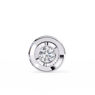 Minimalist Solitaire Pendant by Aupulent Jewellery 100% certified lab grown diamonds