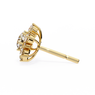 Flower Lab Grown Diamond Pendant by Aupulent Jewellery 100% certified lab grown diamonds