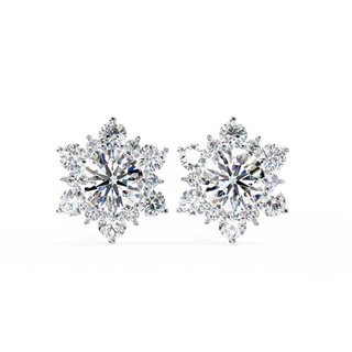 Flower Lab Grown Diamond Pendant by Aupulent Jewellery 100% certified lab grown diamonds
