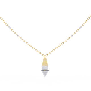 Mixed-Cut Pendant by Aupulent Jewellery 100% certified lab grown diamonds