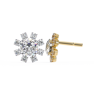 Sunburst Lab Grown Diamond Pendant by Aupulent Jewellery 100% certified lab grown diamonds