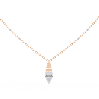 Mixed-Cut Pendant by Aupulent Jewellery 100% certified lab grown diamonds