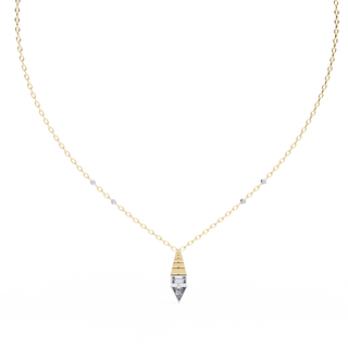 Mixed-Cut Pendant by Aupulent Jewellery 100% certified lab grown diamonds