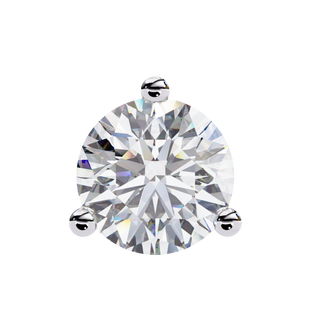 Round Lab Grown Diamond Stud Earrings by Aupulent Jewellery 100% certified lab grown diamonds