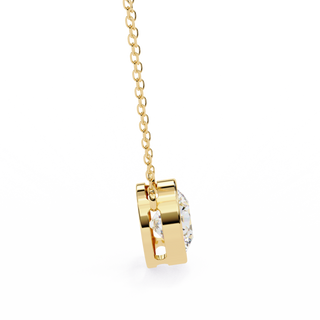 Round Brilliance Pendant by Aupulent Jewellery 100% certified lab grown diamonds