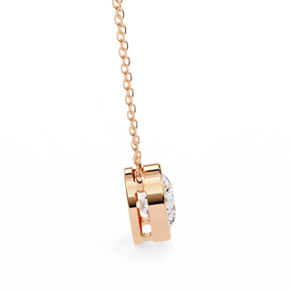 Round Brilliance Pendant by Aupulent Jewellery 100% certified lab grown diamonds