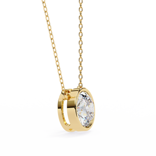 Round Brilliance Pendant by Aupulent Jewellery 100% certified lab grown diamonds