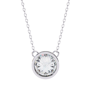 Round Brilliance Pendant by Aupulent Jewellery 100% certified lab grown diamonds