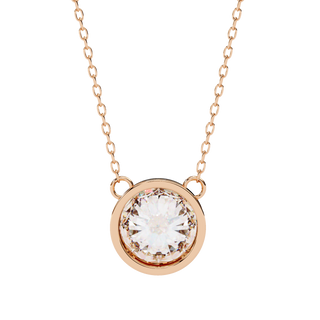 Round Brilliance Pendant by Aupulent Jewellery 100% certified lab grown diamonds