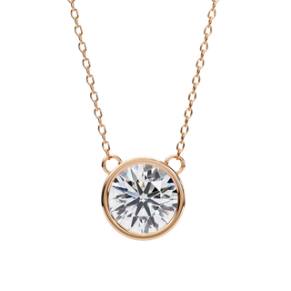 Round Brilliance Pendant by Aupulent Jewellery 100% certified lab grown diamonds