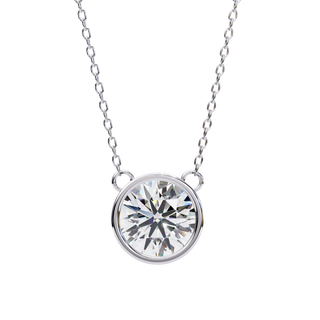 Round Brilliance Pendant by Aupulent Jewellery 100% certified lab grown diamonds