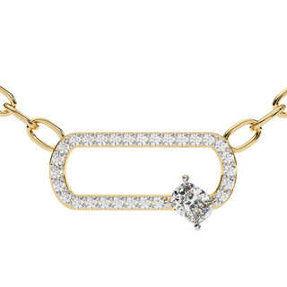 Modern Halo Pendant by Aupulent Jewellery 100% certified lab grown diamonds