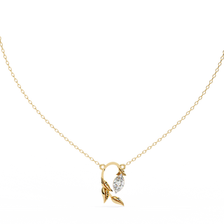 Marquise Solitaire Pendant by Aupulent Jewellery 100% certified lab grown diamonds