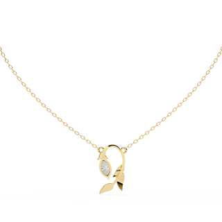 Marquise Solitaire Pendant by Aupulent Jewellery 100% certified lab grown diamonds