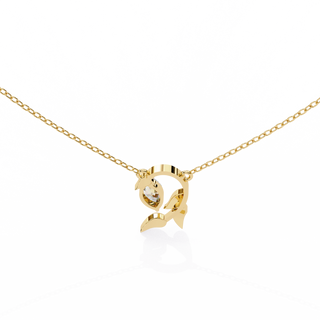 Marquise Solitaire Pendant by Aupulent Jewellery 100% certified lab grown diamonds