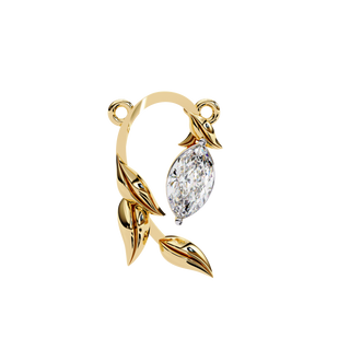 Marquise Solitaire Pendant by Aupulent Jewellery 100% certified lab grown diamonds
