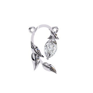 Marquise Solitaire Pendant by Aupulent Jewellery 100% certified lab grown diamonds