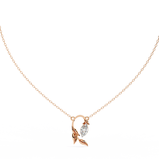 Marquise Solitaire Pendant by Aupulent Jewellery 100% certified lab grown diamonds