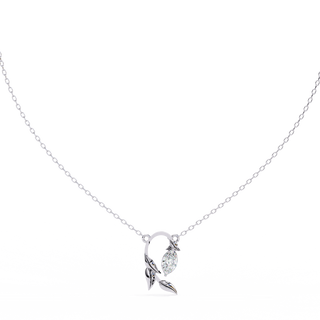 Marquise Solitaire Pendant by Aupulent Jewellery 100% certified lab grown diamonds