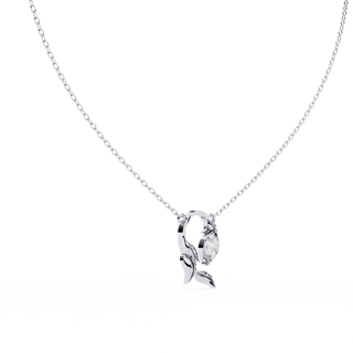 Marquise Solitaire Pendant by Aupulent Jewellery 100% certified lab grown diamonds