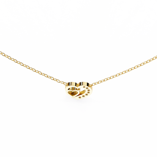 Heart Accent Pendant by Aupulent Jewellery 100% certified lab grown diamonds