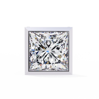 Princess Cut Lab Grown Diamond Stud Earrings by Aupulent Jewellery 100% certified lab grown diamonds